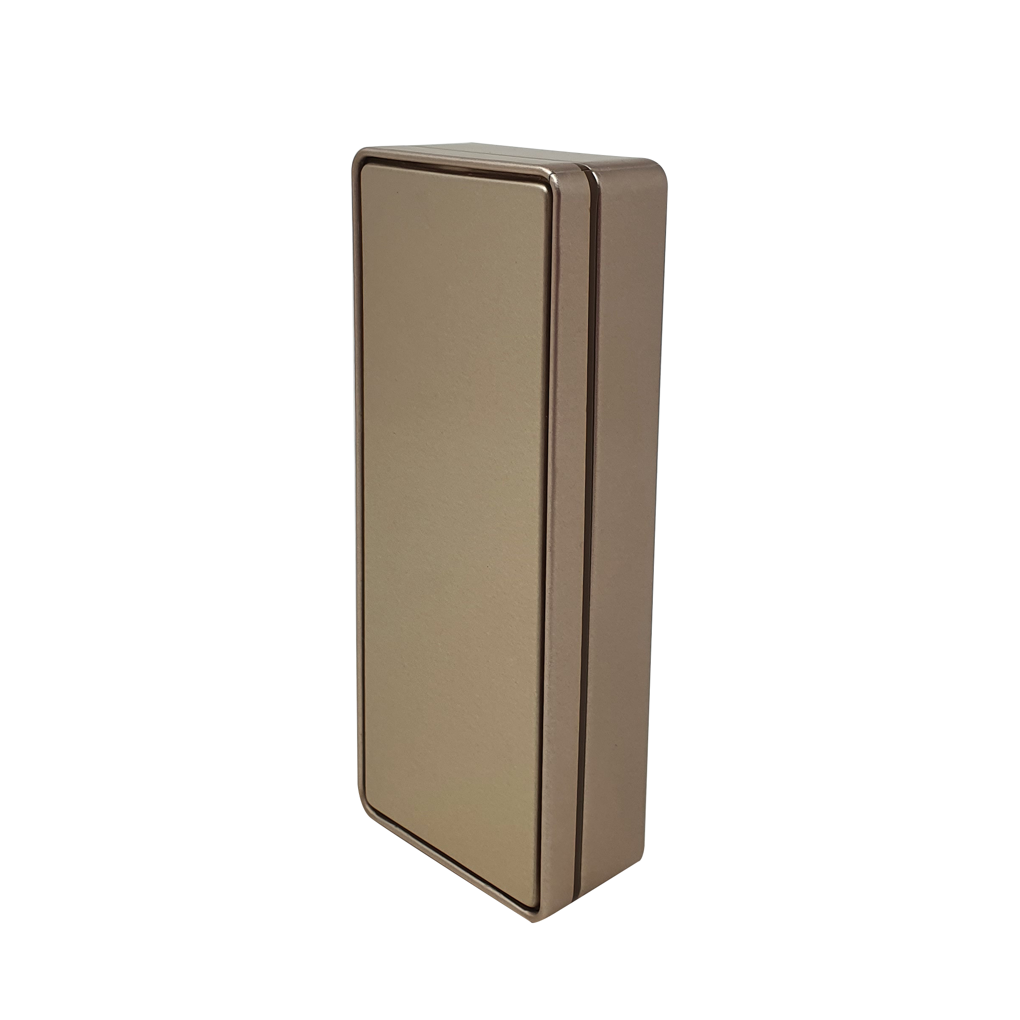 Goldene rechteckige Geschenkdose mit Stülpdeckel/L145 x B65 x H30(mm) 