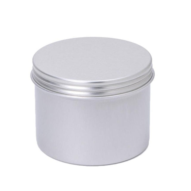 10pcs Round Plain Aluminium Tin Container With Screw Lid - Ld Packagingmall