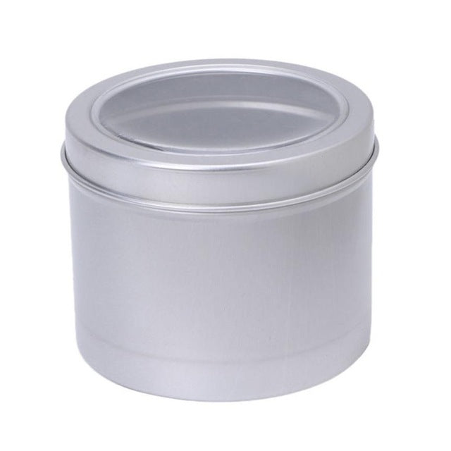 10pcs Round Plain Aluminium Tin Container With Screw Lid - Ld Packagingmall