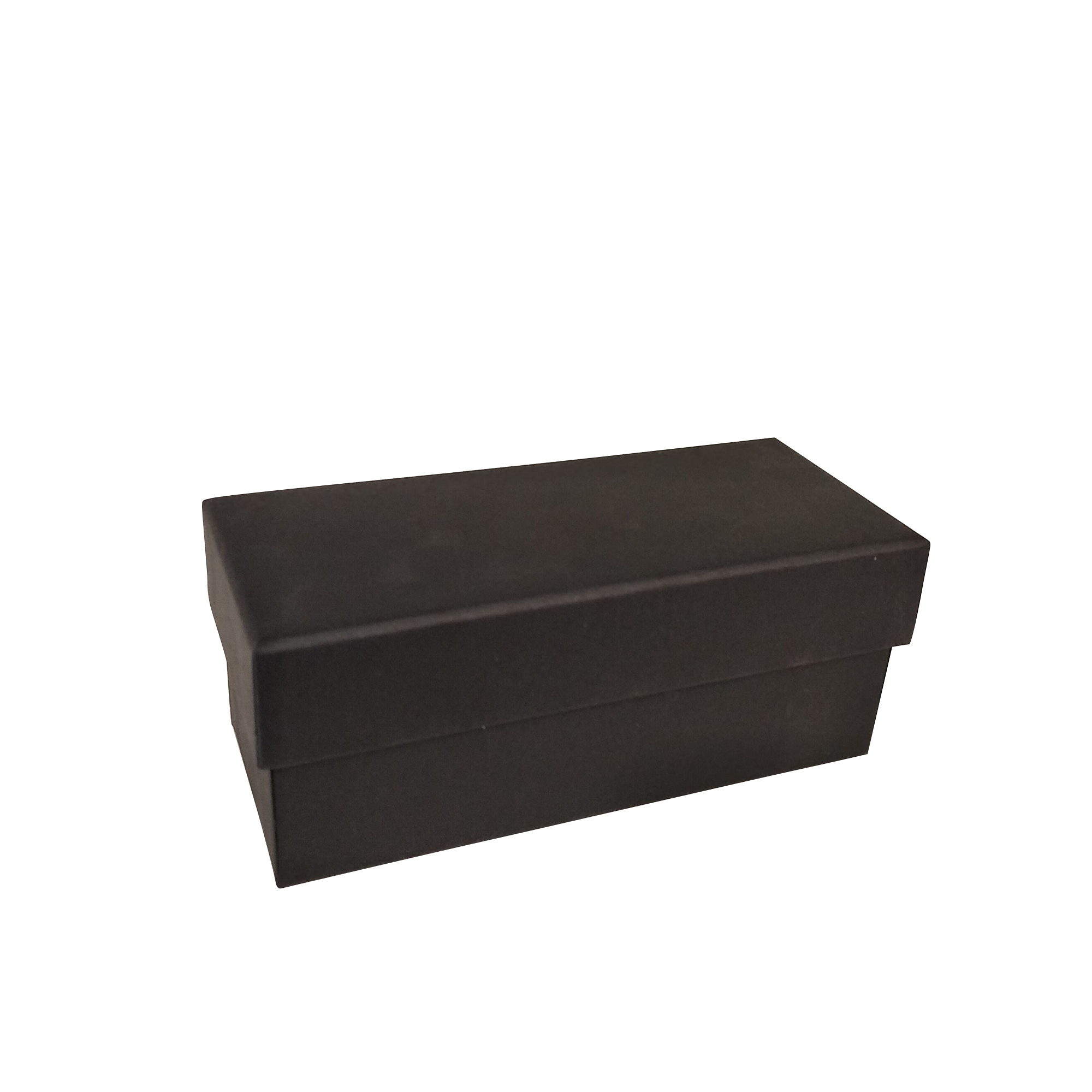 Black Rectangular Rigid Gift Box With Lift Off Lid