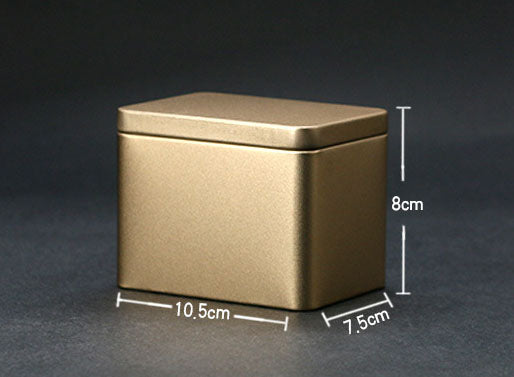 Rectangular Storage Tin with Solid Lid/ L105(mm) x W75(mm) x H80(mm)